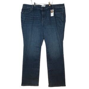 Lane Bryant Straight Fit High Rise plus size jeans Flex Magic Waistband 26 new